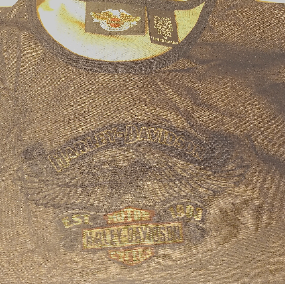 Rare Black Harley-Davidson Bodysuit